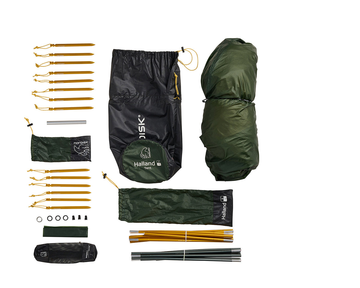 Halland 2 LW (2.0) Tent - 2 person | Black Forest Green