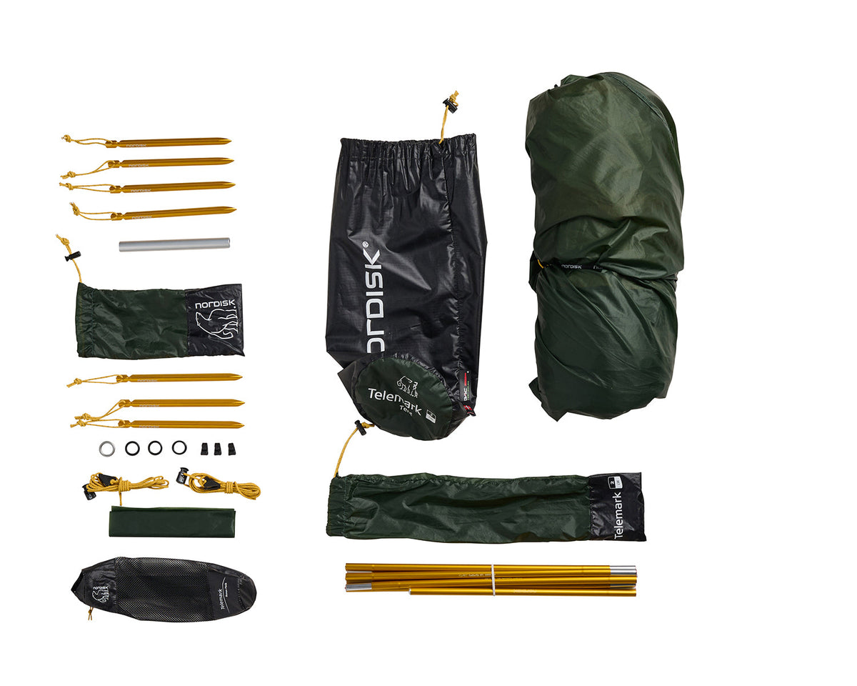 Telemark 2.2 LW (2.0) Tent - 2 person | Black Forest Green