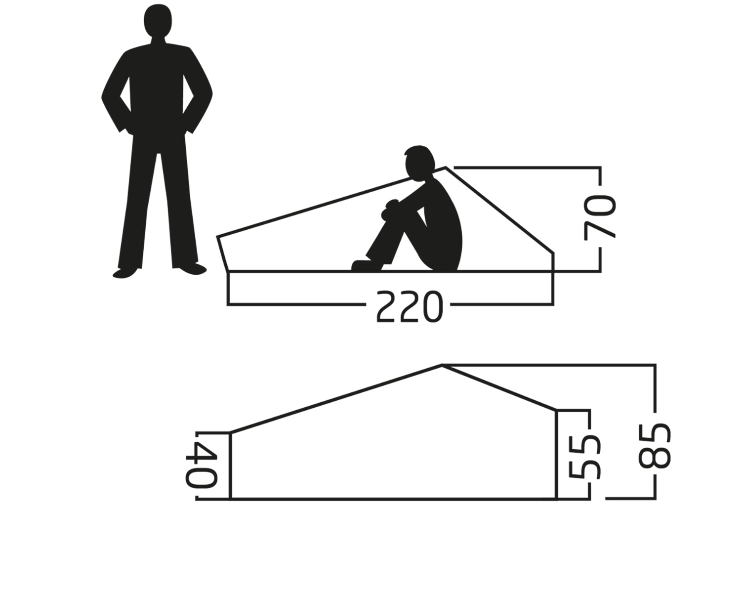 Lofoten 1 inner tent - 1 person - Mustard Yellow