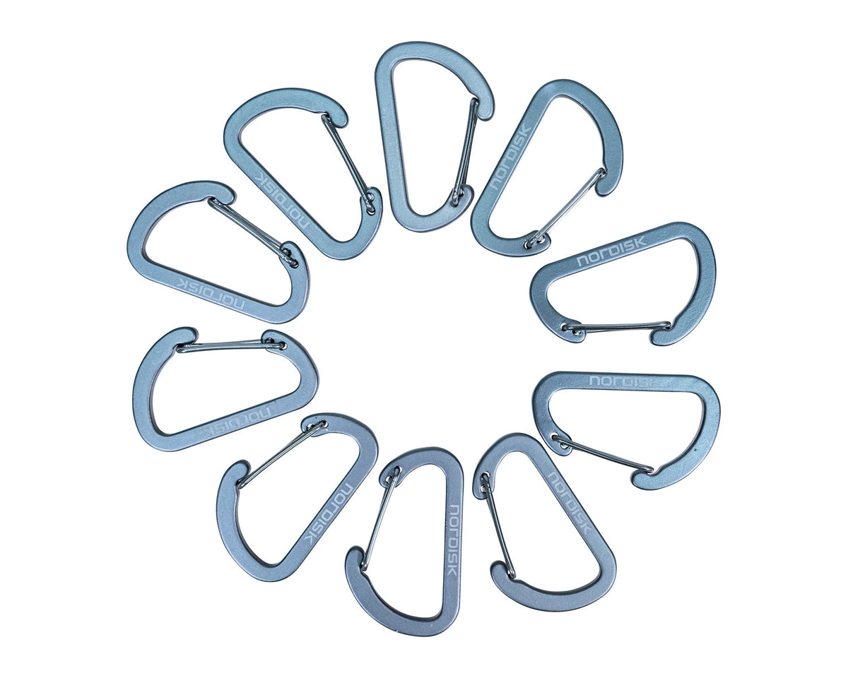 Alu Hook Small - Matt Silver