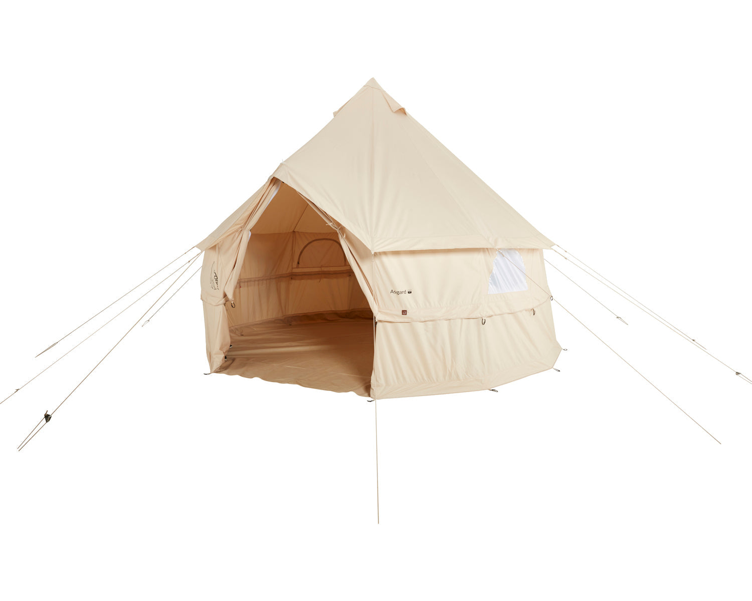 Asgard wall extension set 19.6 - 8-10 person - Natural