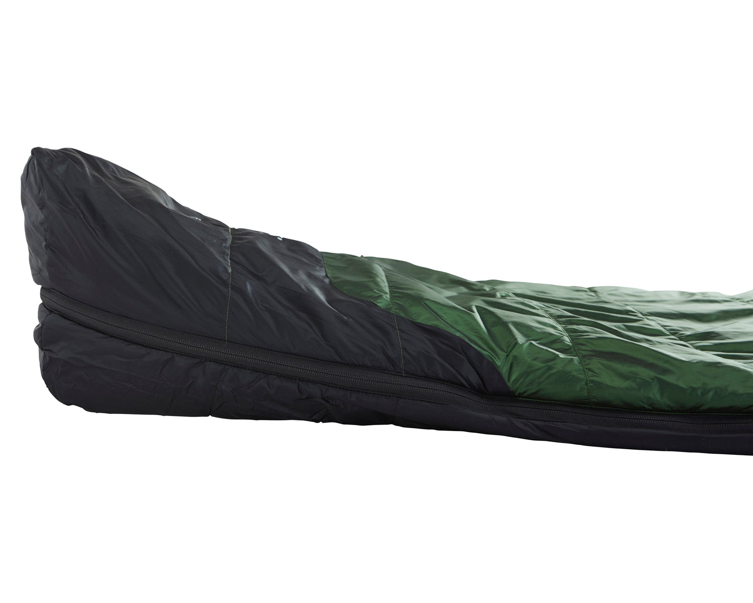 Gormsson +10° Curve sleeping bag - Artichoke Green/Mustard Yellow/Black