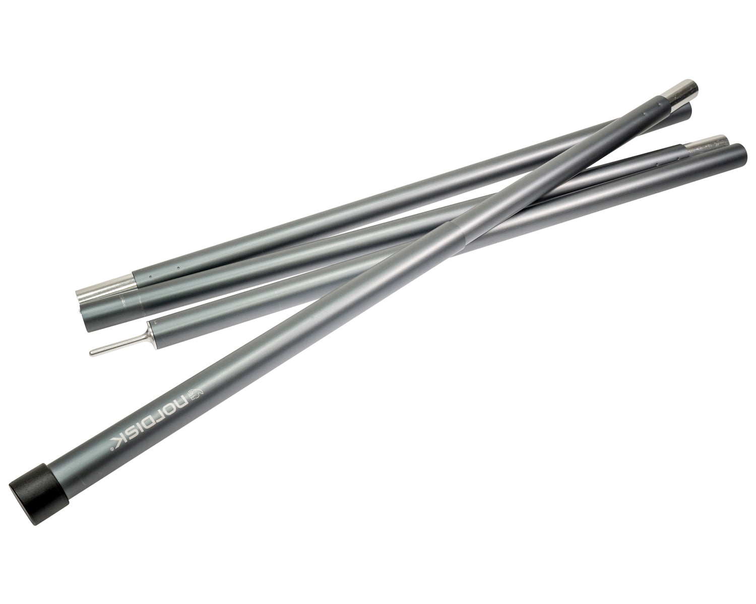 Kari 12 Adjustable alu pole set - ONESIZE - Aluminium