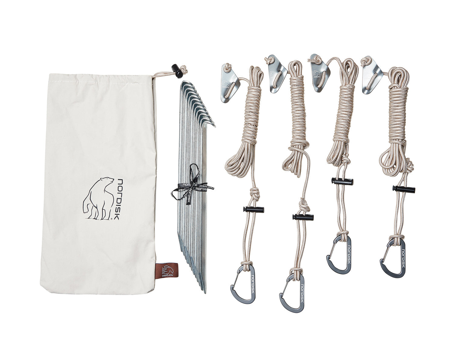 Kari 20 Diamond Basic cotton tarp - 20 m² - Natural