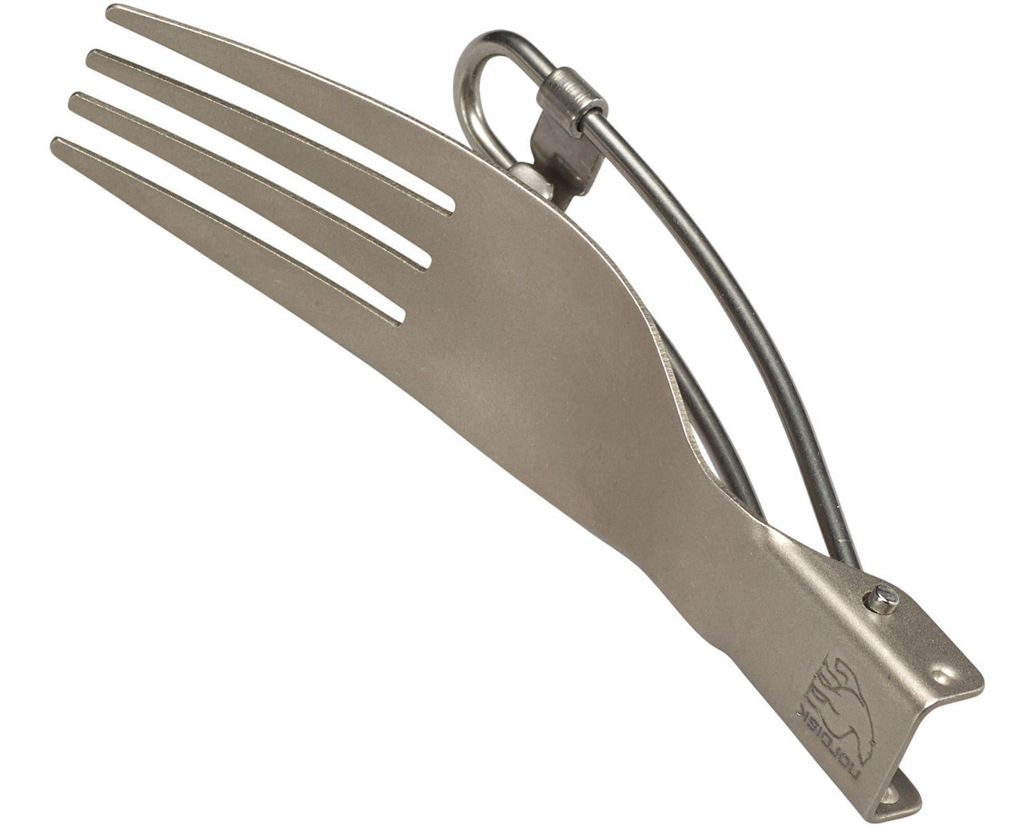 Titanium foldable fork - Fork - onesize - Matt Silver