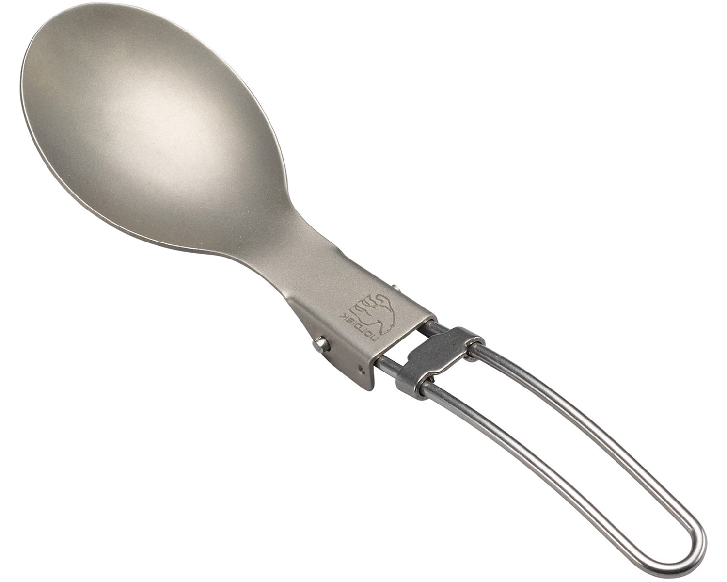 Titanium foldable spoon - Spoon - onesize - Matt Silver