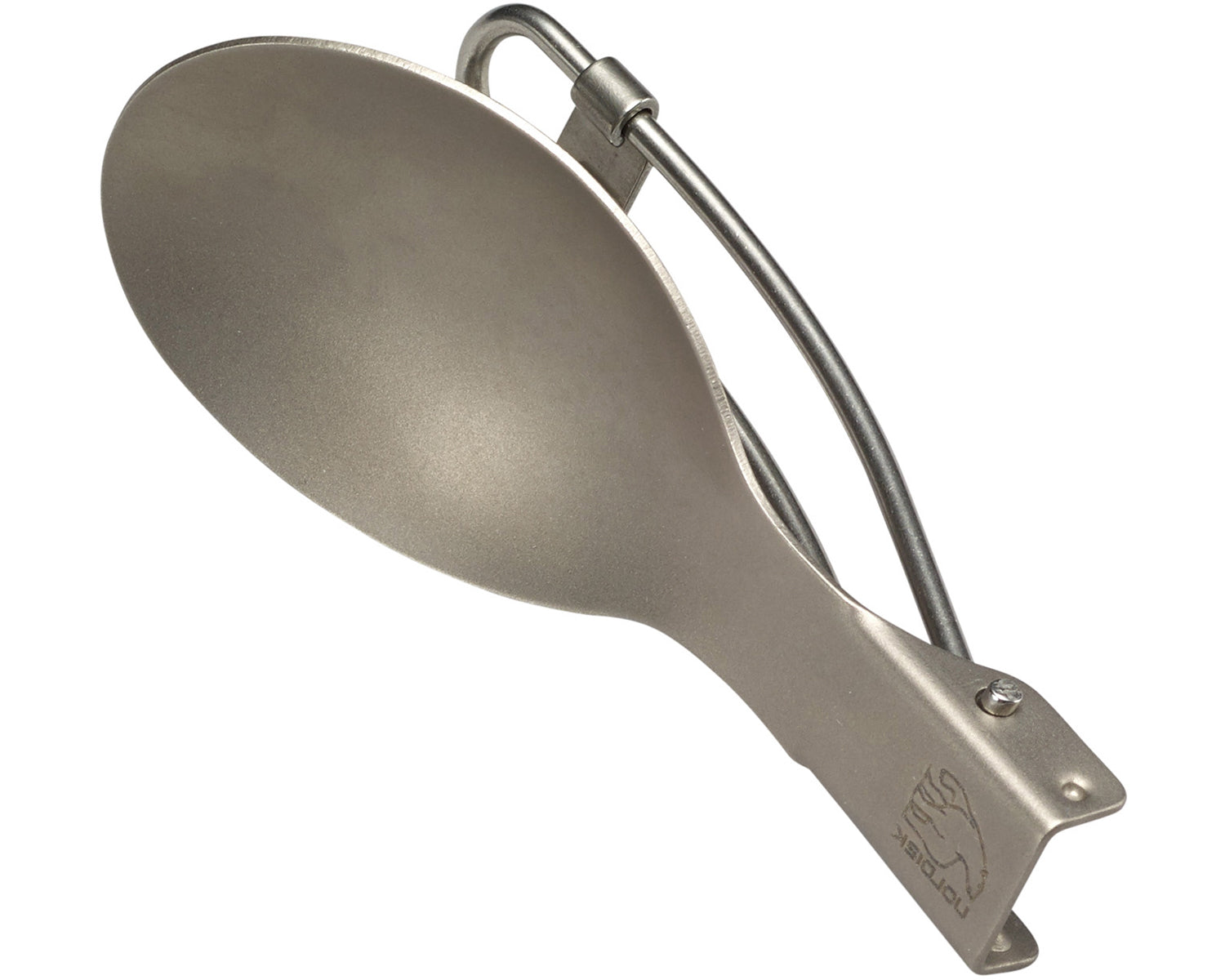 Titanium foldable spoon - Spoon - onesize - Matt Silver