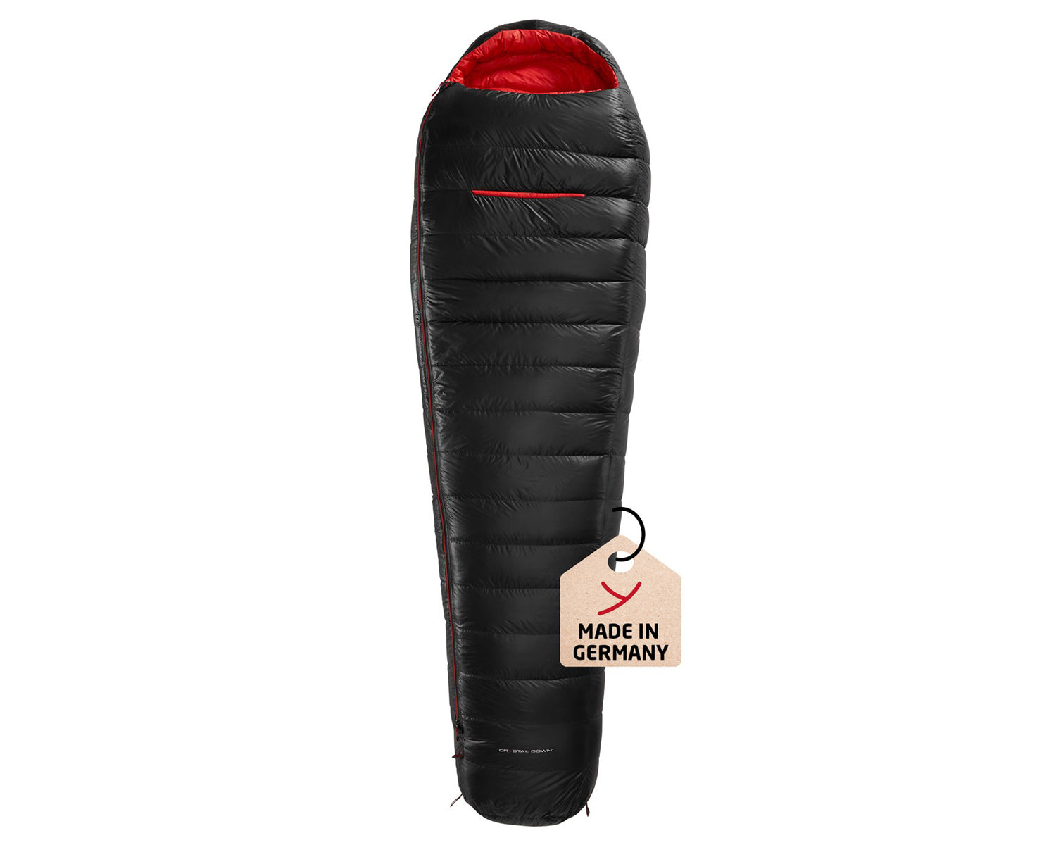VIB 600 (RIGHT ZIP) - Black/Fiery Red
