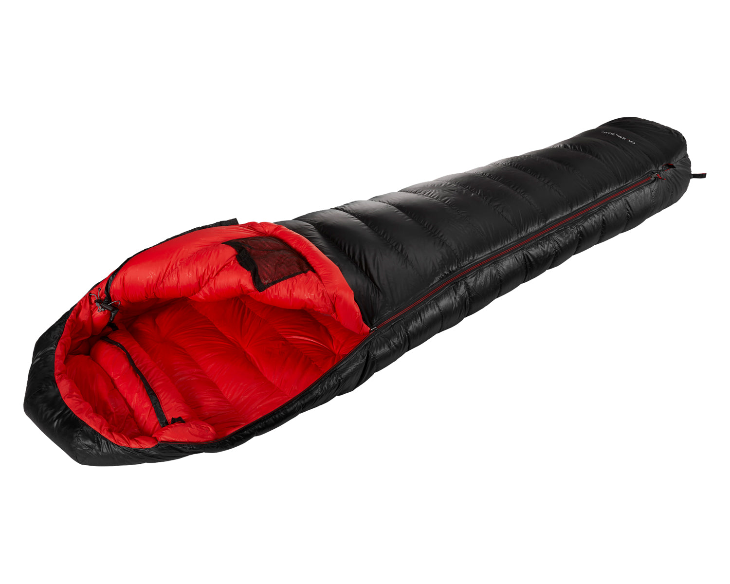 VIB 600 (RIGHT ZIP) - Black/Fiery Red