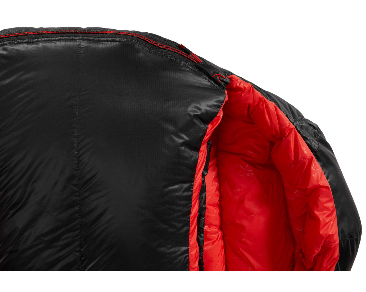VIB 600 (RIGHT ZIP) - Black/Fiery Red