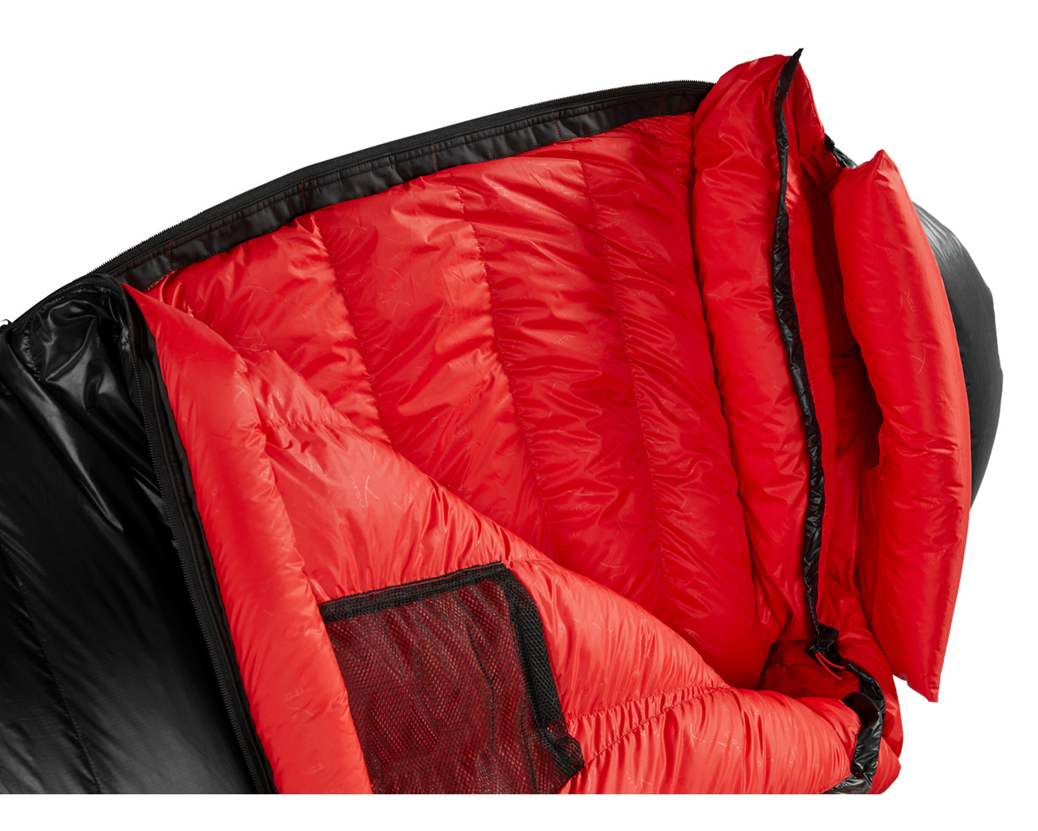 VIB 800 (RIGHT ZIP) - Black/Fiery Red