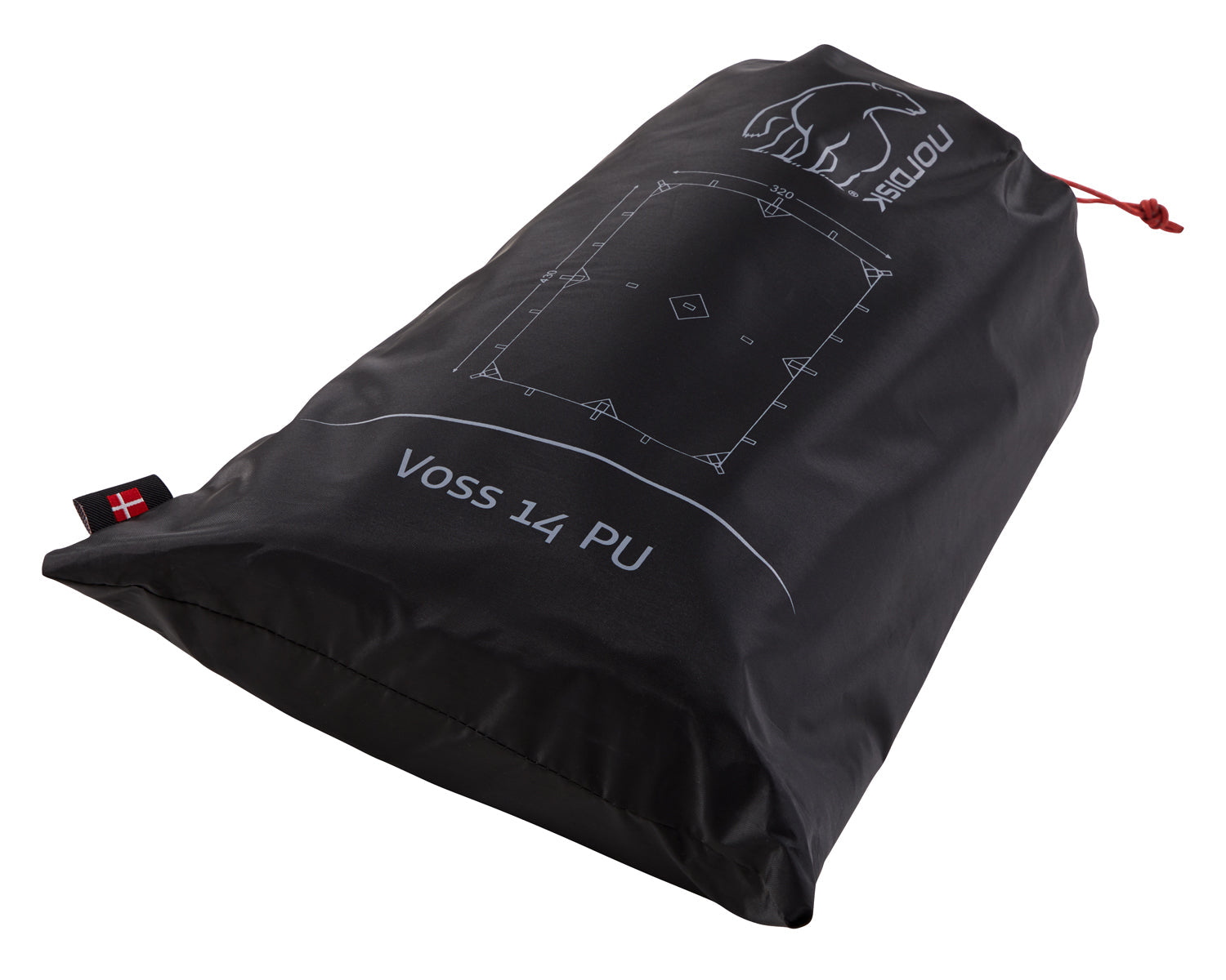 Voss 14 PU tarp - 14 m² - Dark Olive