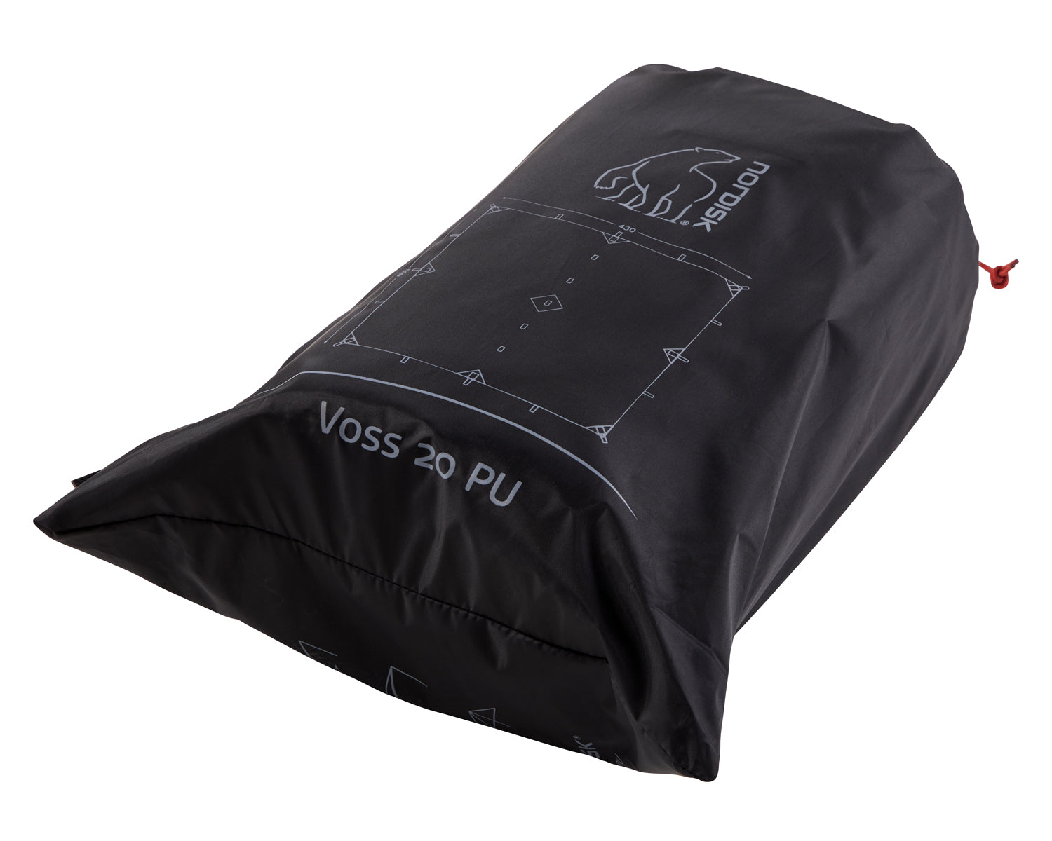 Voss 20 PU tarp - 20 m² - Dark Olive