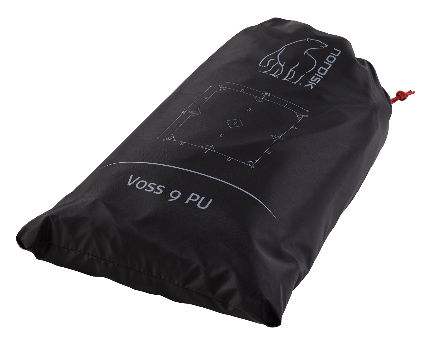 Voss 9 PU tarp - 9 m² - Dark Olive