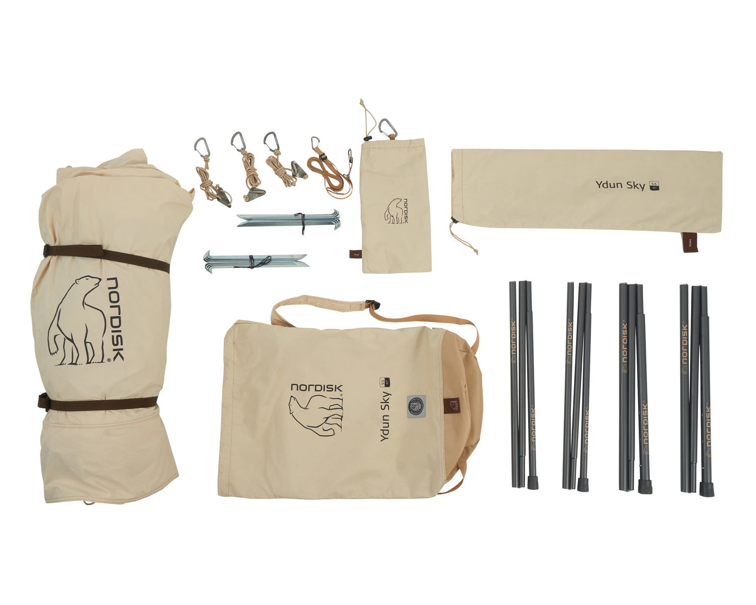 Ydun Sky glamping tent - 4 person - Sandshell