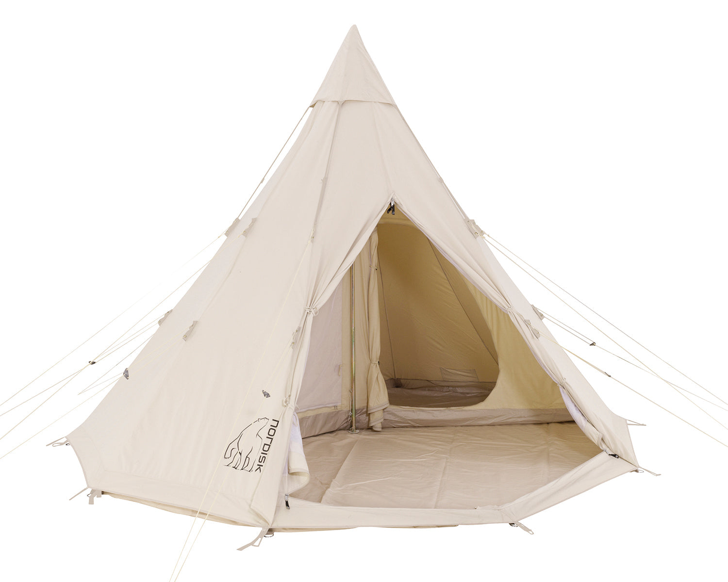 Alfheim 19.6 m² glamping tent - 8-10 person - Natural