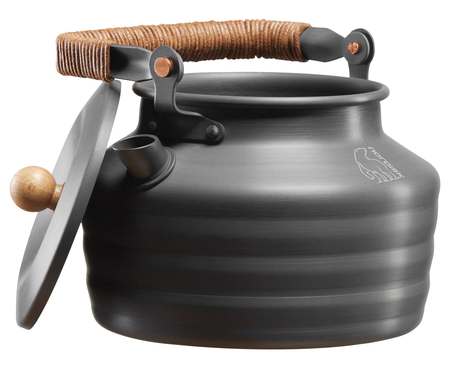 Aluminium Kettle - ONESIZE - Charcoal