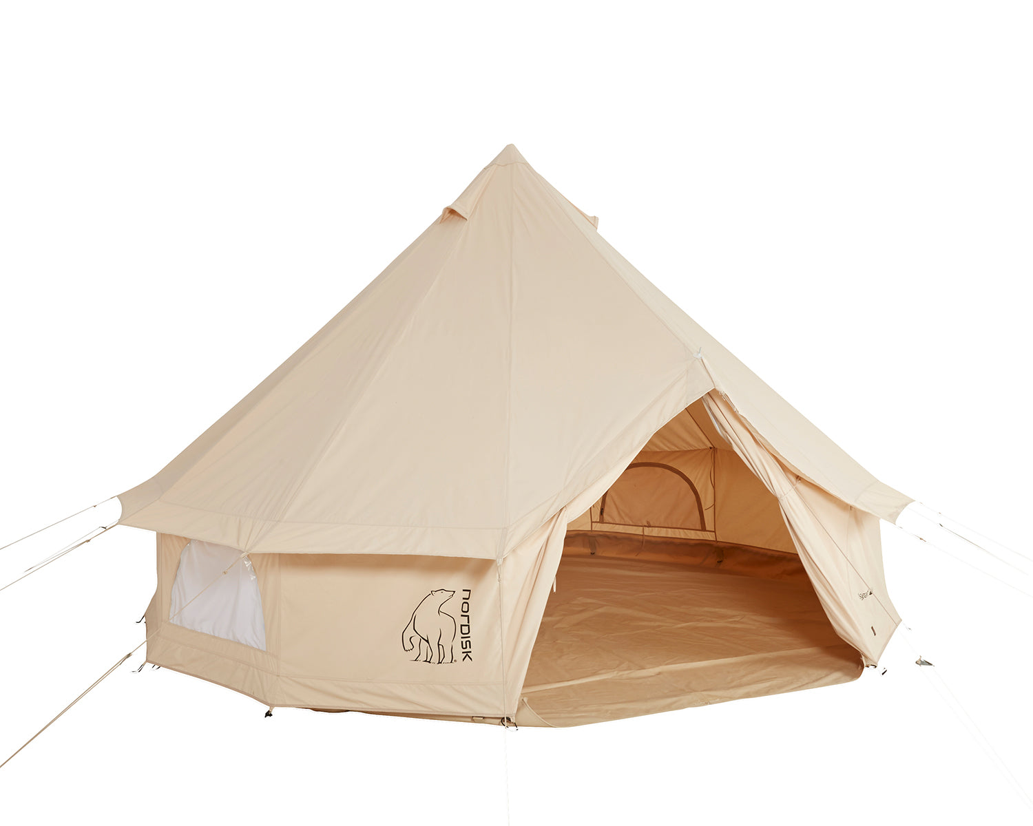 Asgard 12.6 Basic Cotton Tent［242023］ Asgard 12.6 m² glamping tent - 6 person - Natural