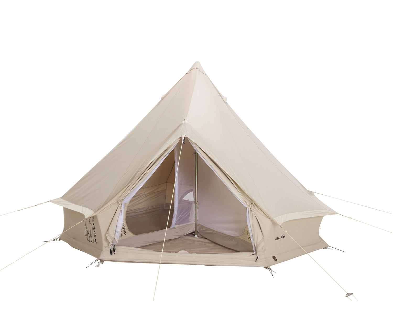 Asgard 7.1 m² glamping tent - 3 person - Natural