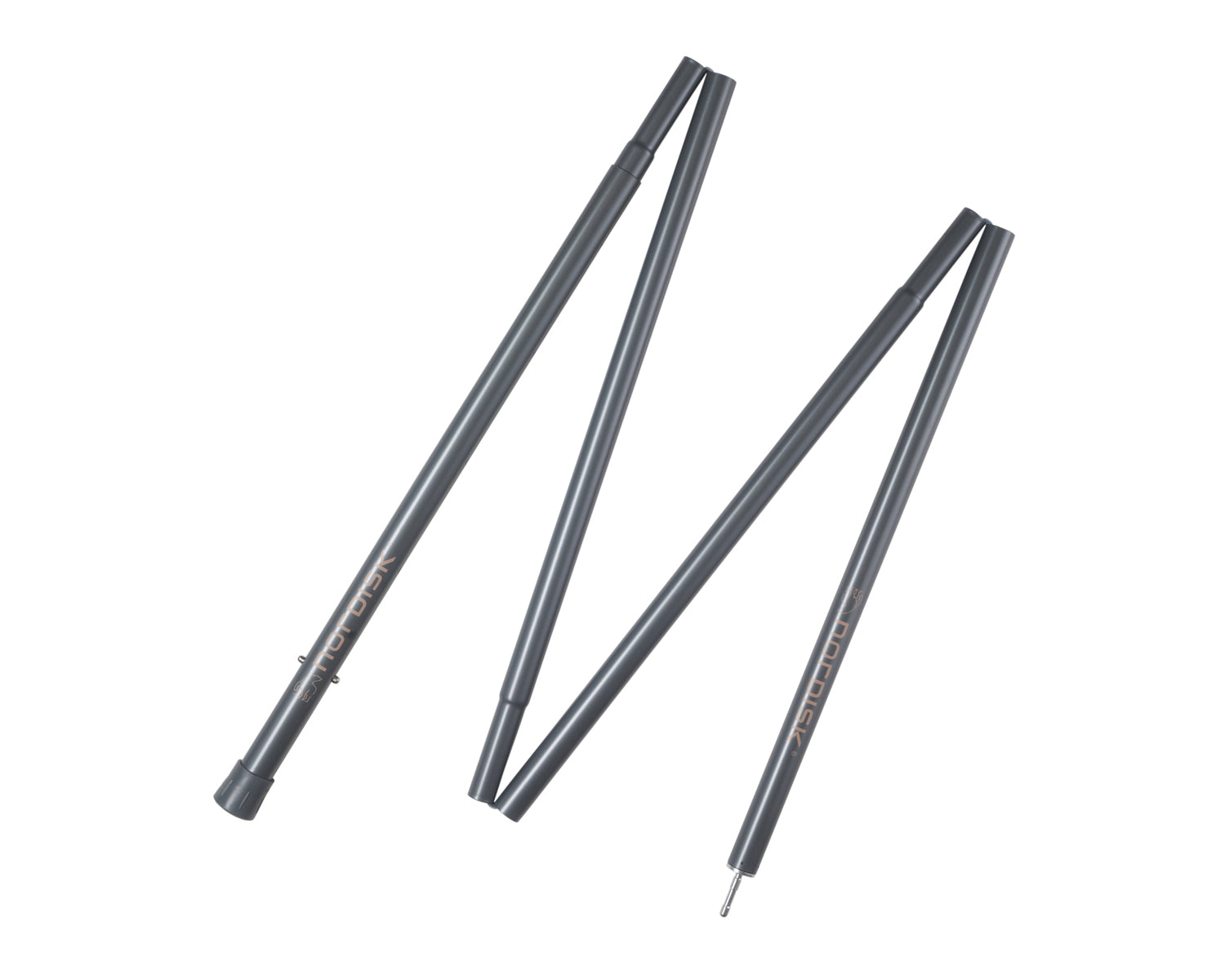 Kari pole set, 220 - 260cm - ONESIZE - Steel