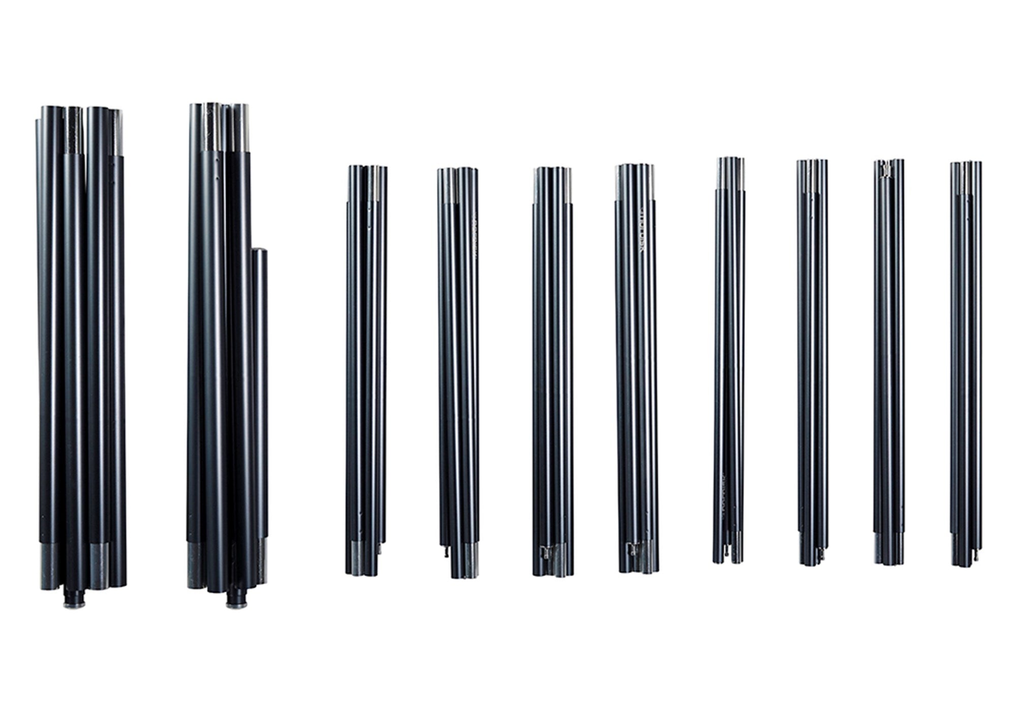 Midgard 20 alu pole set - ONESIZE - Aluminium