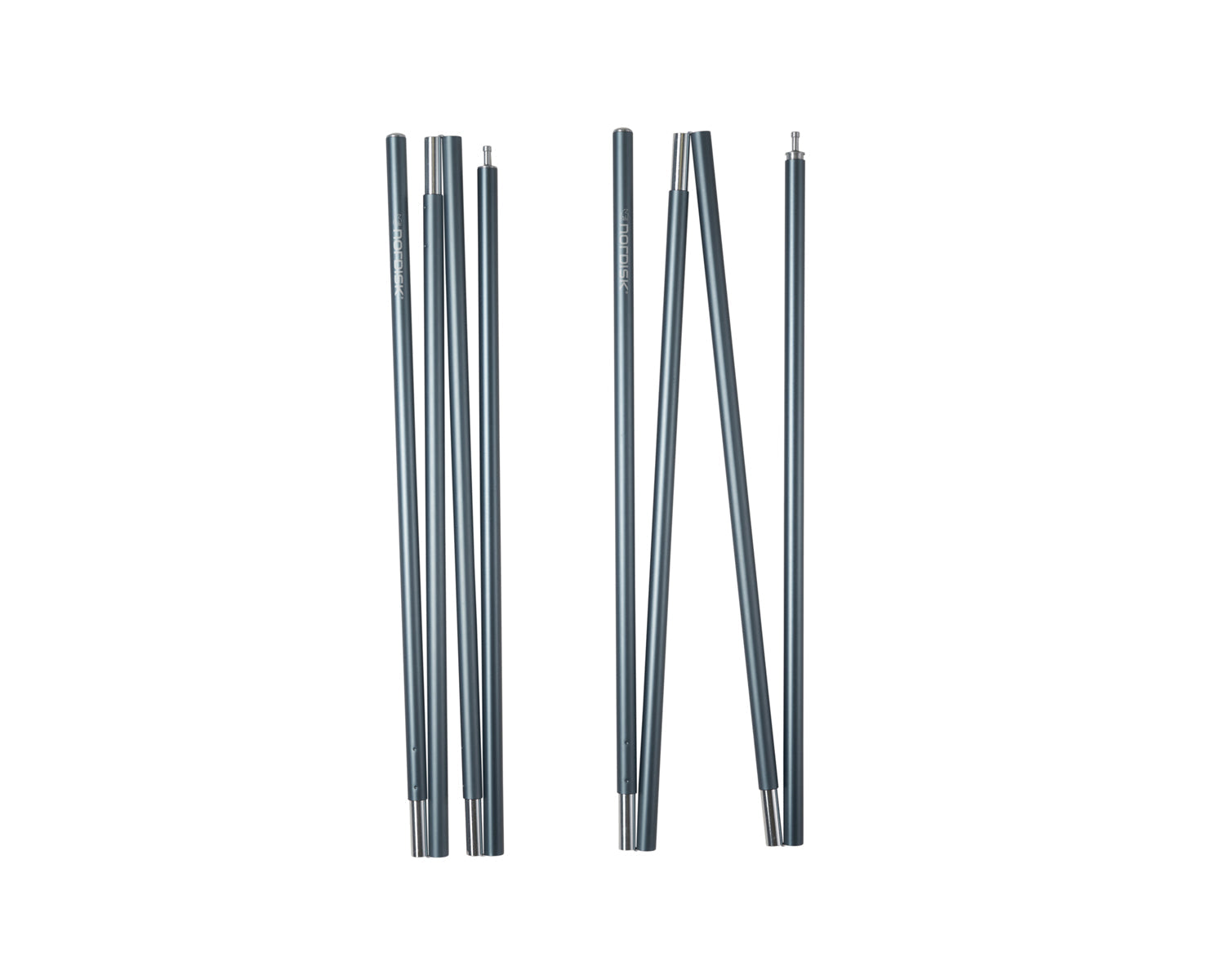 Midgard - Small entrance pole set alu - Aluminium