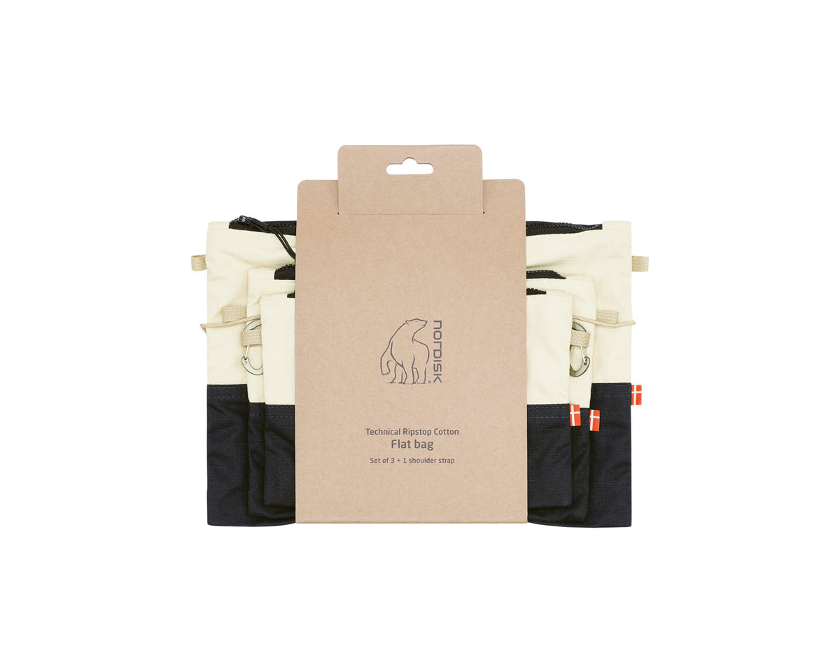 Skive flat bags, set of 3 - ONESIZE - Sandshell