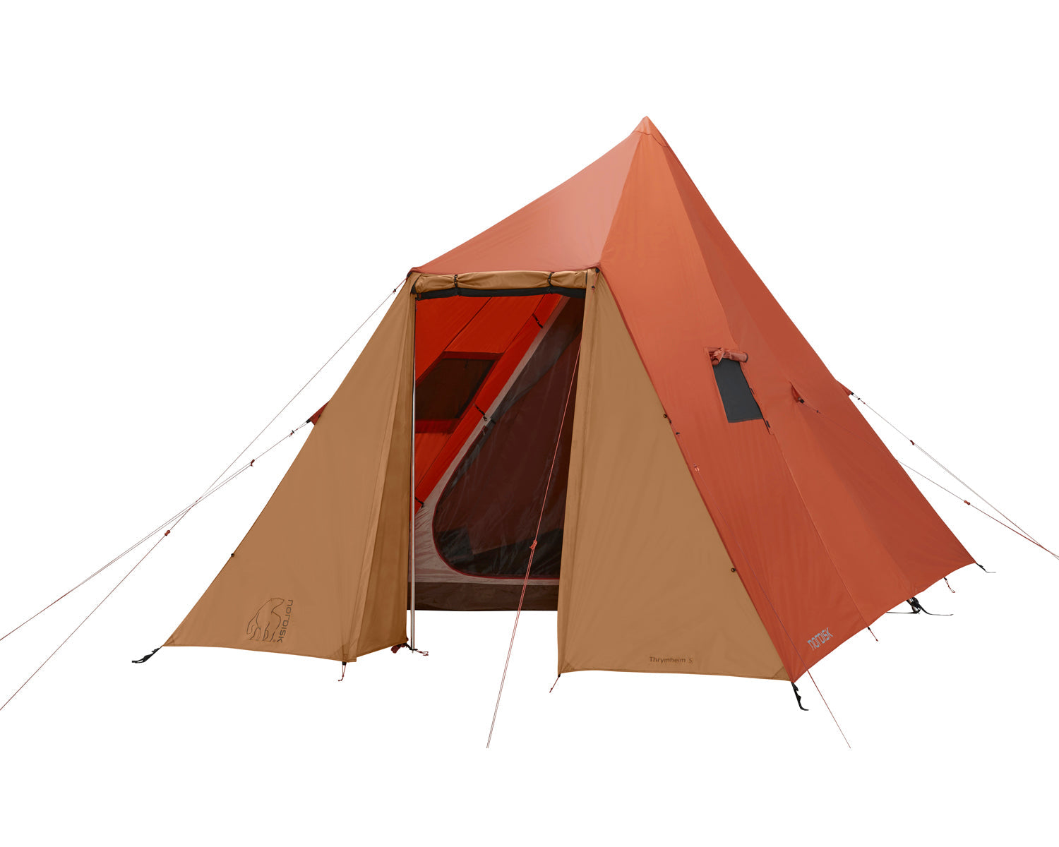 Thrymheim 5 PU tent - 5 person - Picante/Cashew