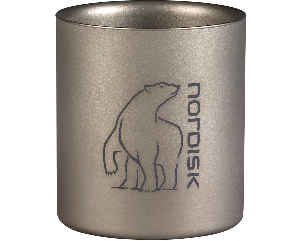 Titanium mug, 220 ml - Matt Silver