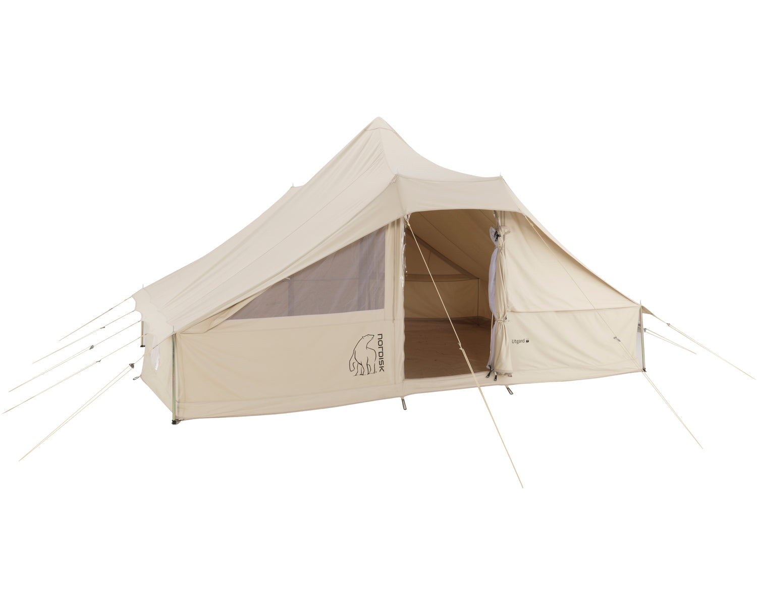 Utgard 13.2 m² glamping tent - 6 person - Natural